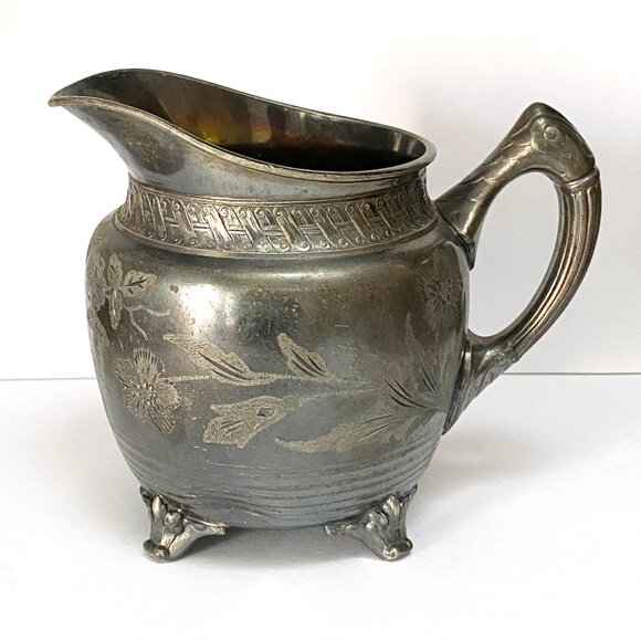 Vintage Reed and Barton Silver Plated Matching Cream and Sugar Set - Picture 3 of 9